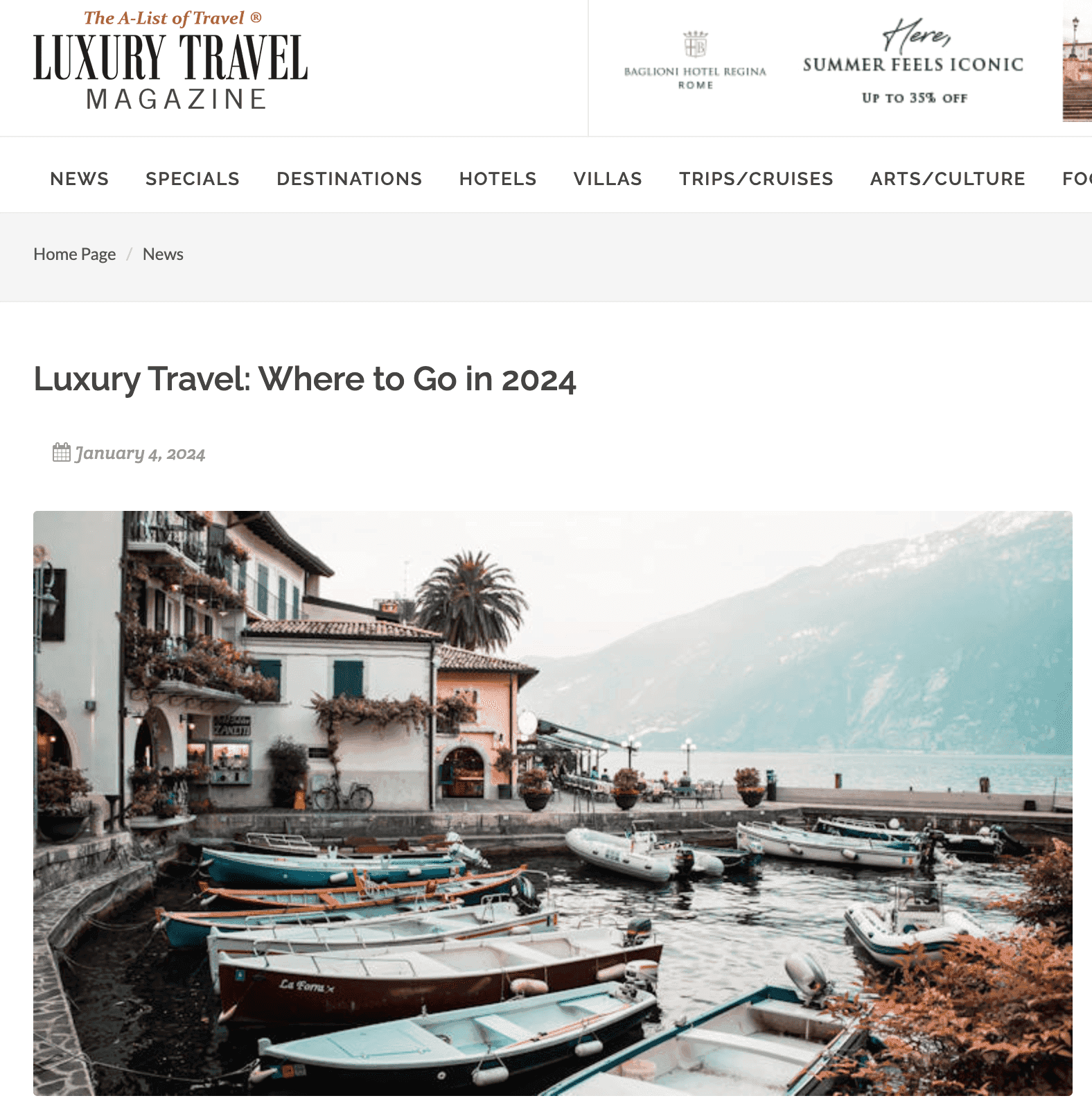 Luxury Travel: Where to Go in 2024