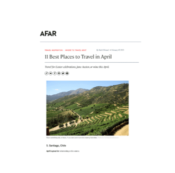 11 Best Places to Travel in April